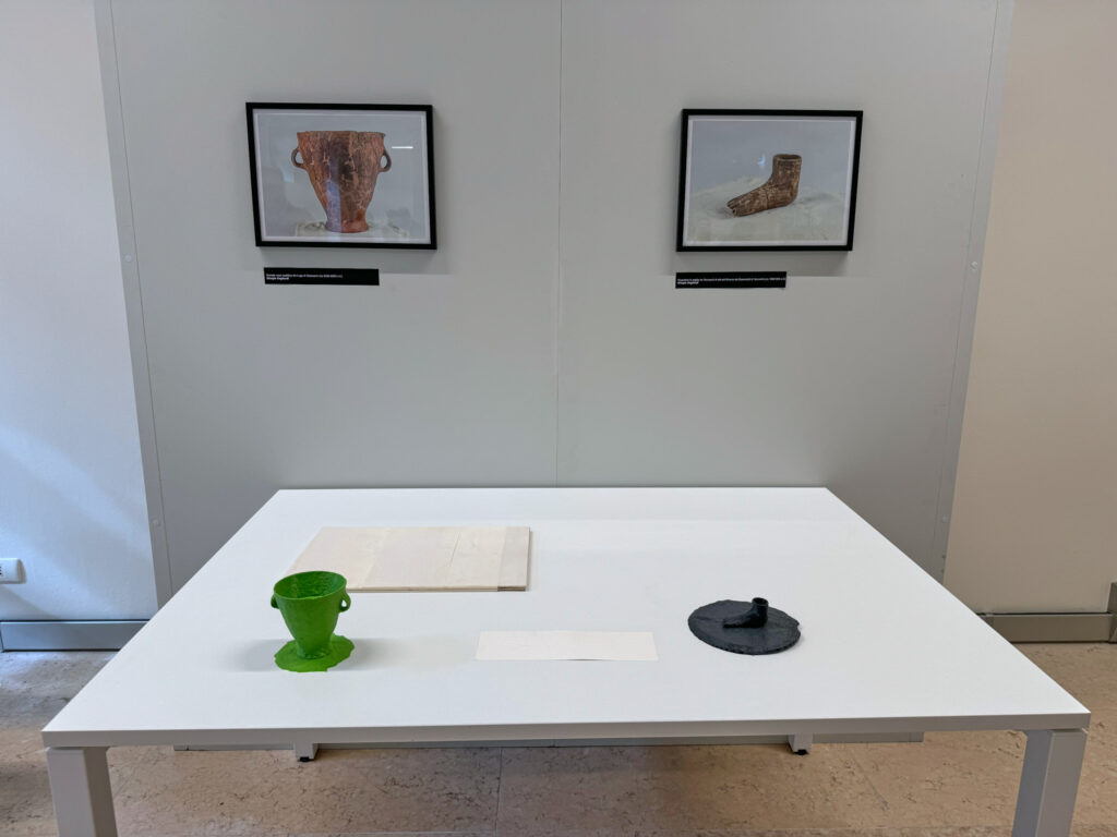 oggetti dal museo, fotografati, con litofania e stampa 3D